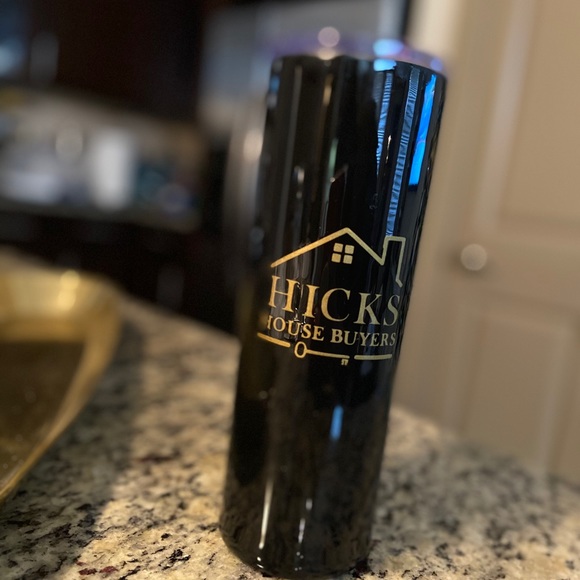 Customized marble 20 oz tumbler w/ lid and straw - Picture 2 of 2